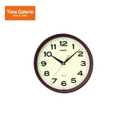 Casio IQ-151-5 Brown Round Wall Clock Casio IQ-151-5 Brown Round Wall Clock